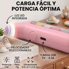 Electric Baby Nail Trimmer, RECHARGEABLE, COLOR SENT AT RANDOM. - View 4