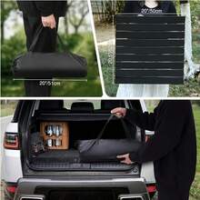 Picnic Folding Table And Chairs - Black Square Table - View 7