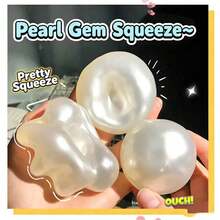 somoving Malleable Pearl Coconut Oil Squeeze Toy, Slow Rebound Stress Relief Sensory Pressure Ball, Suitable For Adults - Multicolor - View 3