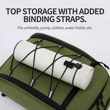 Waterproof Bike Rear Rack Bag, Multi-Functional Bicycle Trunk Pannier Bag With Rain Cover, Reflective Cycling Luggage Carrier, Convertible Backpack Shoulder Bag For Commuting, Travel, Outdoor Cycling - Multicolor - View 10