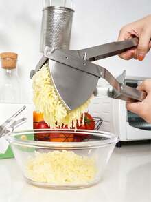 Potato Ricer Features A Labor-Saving Lever Design To Effortlessly Produce Smooth Mashed Potatoes. It Can Be Easily Disassembled For Cleaning And Works Well With Potatoes And Other Fruits And Vegetables For Convenient Food Preparation. - Random Color - View 6