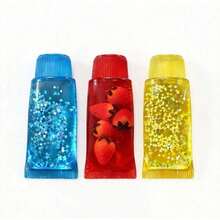 1pc Transparent Jam Toothpaste Squeeze Toy, Portable Cute Slow Rebound Stress Relief Finger Sensory Toy Gift - Multicolor - View 6