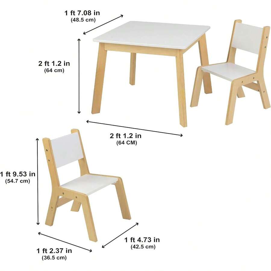 Kids Tables & Chairs - White - View 1