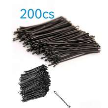 200pcs Hair Bun Tools, Random Hair Clips, Flat Clips, Wavy Hair Clips, Bulk, Random Style Packaging - Multicolor - View 10