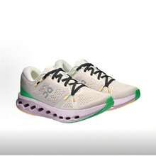 On Running Women Running Shoes - 米白色香芋紫 - 查看 3