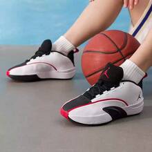 Nike 新款 Jordan All Game 男子運動鞋 籃球比賽訓練 I85 PF 緩震籃球鞋 - 黑白紅 - 查看 2