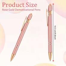 21pcs Metal Retractable Ballpoint Pens With Touchscreen Stylus Tip, Smooth Writing, Non-Slip Grip, Suitable For Multiple Devices, Ideal For Daily Use And Educational Purposes - Multicolor - View 2