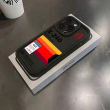 [Envío en 24h desde DE/FR/ES] Funda de teléfono anti-caídas de cuatro esquinas, carcasa mate oscura, estampado gráfico de texto y etiqueta de color retro, funda protectora para iPhone 17 16 15 14 13 12 11 Plus Pro Max 17Air 16e,  Galaxy S21 S22 S23 S24 S25 S26Ultra, Edge, Fe, Plus, , , carcasa anti-arañazos y absorbente de golpes, estilo urbano moderno, regalo de cumpleaños o vacaciones. - 1 imagen principal - Ver 3
