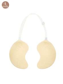 1pair Halter Invisible Bra Push Up Clear Straps Strapless Sticky Bra Backless Wedding Party Dress,Halter Bra,Women's Lingerie - Multicolor - View 11
