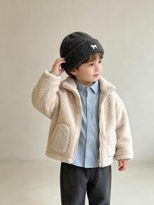 Korean Style Kids Embroidered Cartoon Pony Knit Beanie Hat, Unisex Toddler Baby Cold Weather Cap, Versatile Autumn/Winter - Multicolor - View 6