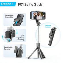 TOKQI Tripod Tongkat Selfie Portabel Ringan yang Dapat Diperpanjang dengan Remote Nirkabel, Dudukan Ponsel yang Dapat Dilepas, dan Lampu Pengisi Opsional, Cocok untuk Selfie Grup, Siaran Langsung, Perekaman Video, Kompatibel dengan Perangkat iOS dan Android. - MultiWarna - View 15