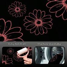 1pc Car Trunk Mat - Fashionable Crystal Velvet Design, Pink Sunflower Pattern, Suitable For SUV And Sedan, Keep Your Vehicle Clean And Tidy, Car Interior Accessories |Minimalist Design|Exquisite Appearance - Sunflower - View 5