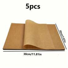 50/100 Sheets Pre-Cut Non-Stick Baking Parchment Paper, Multi-Purpose Disposable Baking Mats, Suitable For Air Fryer, Grilling, Steaming And Oven Cooking, Fits Most Baking Pans, Home Kitchen Baking Tools - Multicolor - View 11