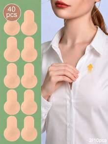 2/10/40pcs Convenient Disposable Breast Lift Tape, Ultra-Invisible Self-Adhesive Breast Petals, Comfortable & Confident Style For Women, Holiday Essential/Women's Accessory/Wedding/Women's Gift/Camping/Travel Essential/Home - Multicolor - View 2