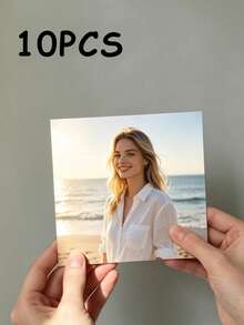 1/5/10-Page Custom - Best Quality Photo Printing - 4x6 Inch, 5x7 Inch, And Square Prints. Capture Your Unforgettable Moments With Personalized Photo Booths, Custom Photo Booth Printing, Wedding Photo Booth Cards, Perfect For Holiday Decorations., Custom Photo Wall Art - Multicolor - View 9