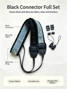 p+7 New Universal Camera Shoulder Strap For ZVE10II ZV1M2 R50 R10 XE5 XT5 XT30iii Z30 ZFC LUMIX S9 S5m2 Olympus DSLR Mirrorless Camera Strap Crossbody Shoulder Artistic Versatile Wear-Resistant Pressurerelieving - View 10
