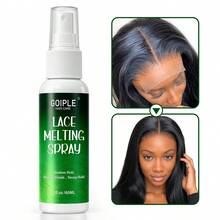 GOIPLE 60ml Lace Wig Spray, Fast-Bonding Wig Edge Melting Spray, Seamless Effect Lace Wig Adhesive Spray, Strong Invisible, Specially Designed For Lace Wigs - G-60ml-melting-spray - View 9