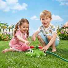 Degree Rotating Sprinkler - Outdoor Watering Device For Yard And Lawn, Backyard And Patio Summer Water Play Accessory. - Multicolor - View 10
