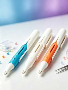 1pc Automatic Nail Art Drill Dispenser/Pen, Automatic Diamond Painting Bead Dispenser Pen, Anti-Clogging Fast Diamond Sorting Pen, Ergonomic Handheld Diamond Painting Tool, Precise Color Sorting Dotting Pen, Handmade Diy Diamond Painting Accessories - A - View 4