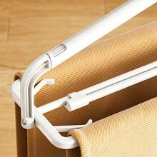 Telescopic Foldable Clothes Hanger, Multifunctional Large Size Drying Rack For Sheet, Quilt, Bath Towel & Mat, Space‑Saving Windproof Non‑Slip Laundry Hanger, Household Balcony Indoor Drying Accessory For Bedding, Blanket - View 5