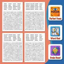 Funny Profanity Themed Word Search Puzzle Book, 300 Words With Extra Large Font, Humorous Stress Relief Search And Relaxation Educational Game, Suitable For Home And Travel - Find Word - View 8