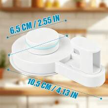 Shower Suction Cup Hooks, 33 Lbs Weight Capacity, Plastic Material. These Modern Shower Suction Cup Hooks Are Suitable For Kitchen And Bathroom Walls, Glass And Mirrors - Creamy White - View 3