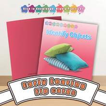 Tarjetas Visuales Divertidas, Explora el Reconocimiento de Objetos, Autos Famosos, Acertijos e Instrumentos Musicales, Tarjetas de Vocabulario Interactivas, Excelente Herramienta de Aprendizaje para el Hogar y la Escuela - Tarjetas reversibles - Ver 4
