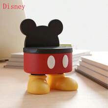 Disney可愛米奇遙控器收納架手機支架 多功能收納架 樹脂工藝桌面擺飾裝飾 - 彩色 - 查看 2