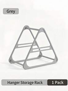 Large Capacity Stackable Hanger Rack - Multi-Functional Detachable Hanger Storage Organizer Perfect For Home Laundry Room Closet And Bedroom Decor Keep Your Space Organized And Tidy A Must-Have Perfect Gift For Every Household - Multicolor - View 13