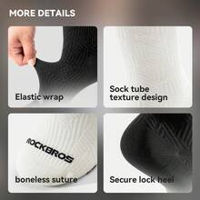 ROCKBROS Adhesive Yarn Antibacterial Moisture-Wicking Cycling Socks, Comfortable & Breathable, Unisex, Suitable For Cycling And Fitness - Multicolor - View 6