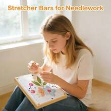 12 Pcs Stretcher Bars For Needlework, Wooden Needlepoint Stretcher Bar - 12 Pcs(3 Size) - View 5