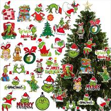 The Grinch The 24/1pc ‑Themed Christmas Tree Hanging Ornaments, Perfect For Xmas Tree Decor And Holiday Party Layout, And Ideal As Home Decorations And Festival Gift. - Cookie Monster - View 1