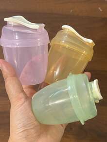 迷你寵物零食儲存瓶，防漏密封容器，適用於存放冷凍乾燥肉粒、貓狗零食，適合訓練、散步、露營和日常餵食（便攜尺寸） - 240毫升 - 查看 2