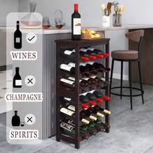 Freestanding Wine Racks & Cabinets - Brown - View 2