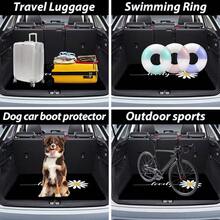 1pc Universal Daisy Car Trunk Mat, Fashionable Polyester Fiber Cargo Liner, Fits All Car Models, Easy To Clean, Suitable For Sedans, SUVs, Multiple Car Models, Protect Your Car In A Stylish Way | Universal, Durable And Fashionable Trunk Mat - Daisy - View 7