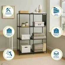 Utility Shelves - Black - View 3
