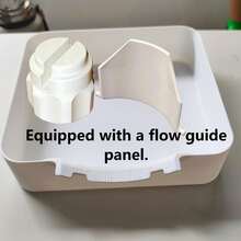 3-Piece Washing Machine Cleaning Accessories Set, Includes (Washing Machine Drain Tray With Guide Plate And Lid Opening Tool), Efficiently Prevents Washing Machine Floor Overflow - Washing Machine Parts - View 1
