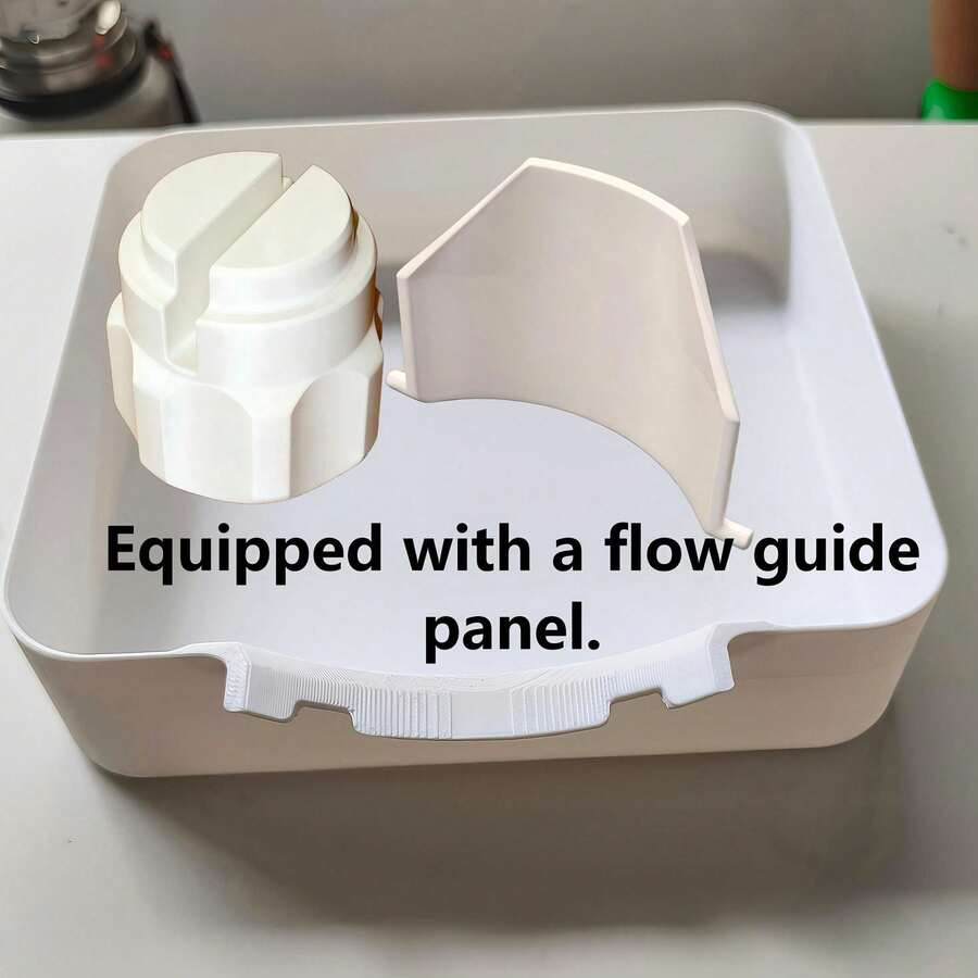 3-Piece Washing Machine Cleaning Accessories Set, Includes (Washing Machine Drain Tray With Guide Plate And Lid Opening Tool), Efficiently Prevents Washing Machine Floor Overflow - Washing Machine Parts - View 1