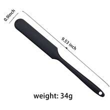 2pcs Silicone Wax Spatulas, Non-Stick Hair Removal Scraping Tools, Reusable Hard Wax Scrapers For Home And Salon Body Care (2pcs Black) - Multicolor - View 4