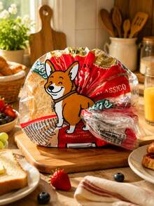 2pcs Corgi Butt Shaped Bread Clips And Snack Clips, 2D Flat Corgi Shaped Plastic Bag Clips, Lightweight Kitchen Storage Accessories, Suitable For Bread, Snacks, Pantry Decor, Pet Lover Gift, Corgi Themed Home Decor - View 3