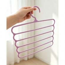 3pcs/Set Home Use 5-Tier Plastic Hooks, Suitable For Storing And Organizing Long Items Like Pants, Scarves, Ties, Etc. - Multicolor - View 9