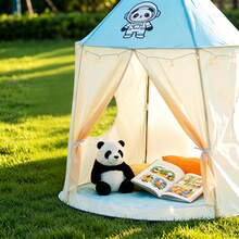 1 Pc Aesthetic Pop Up Canopy Tent, Foldable Privacy Shelter For Bedroom Reading Corner, Living Room Decor Good Choice For Christmas Gift Holiday Present. - 43.3"x53.1" Decor Tent - View 10