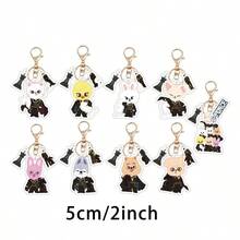 1 Set 8 Pc The New Album KARMA From SKZOO Comes With A Set Of Acrylic Accessories - A Three Pieces Keychain Set. These Items Are Of High Quality And Have Excellent Appearance, Making Them Perfect For Decorating Bags And Keys. - Multicolor - View 3