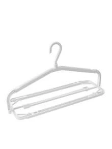 Telescopic Foldable Clothes Hanger, Multifunctional Large Size Drying Rack For Sheet, Quilt, Bath Towel & Mat, Space‑Saving Windproof Non‑Slip Laundry Hanger, Household Balcony Indoor Drying Accessory For Bedding, Blanket - View 9