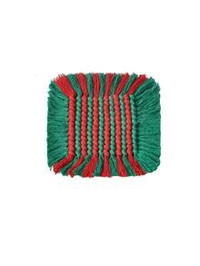 Bohemian Hand Woven Dual Use Coasters Placemats Cotton Fringe Table Mats Heat Insulation Non Slip Drink Coasters Dinner Placemats For Coffee Bar Home Table Decoration - Multicolor - View 13