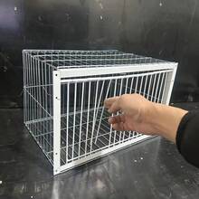 Jaula trampa para palomas de exterior para azotea del hogar, entrada de una sola vía, jaula de captura automática de palomas en una sola dirección, jaula trampa de metal galvanizado a prueba de óxido, adecuada para palomas de carreras y palomas silvestres - 40*30*26 dos importados - Ver 5