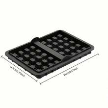 2 Packs Silicone Waffle Molds For Dual Basket Air Fryer, 2 Sizes Classic & Mini Belgian Waffle Tray Insert, Non-Stick Reusable Baking Pan Compatible With AF400 AF451 AF500, Heat Resistant Air Fryer Accessories - View 8