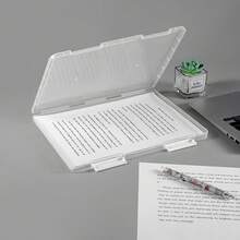 A4 Plastic PP File Box, Suitable For Students, Multi-Layer Portable Double-Layer Document File Box, Waterproof Contract Storage Box, Suitable For Students, Office Staff, Financial Personnel, 2-In-1 Clipboard And File Box, Back To School Season - New Arrival - View 9