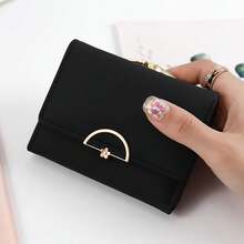 Women Wallet & Check Holder - Black - View 1