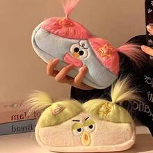 Kawaii Funny Ugly Cute Interesting Large Capacity Pencil Case Creative Cartoon Big Mouth Pencil Pouch Girls Pencil Storage Box Portable School Stationery Gift - Multicolor - View 2
